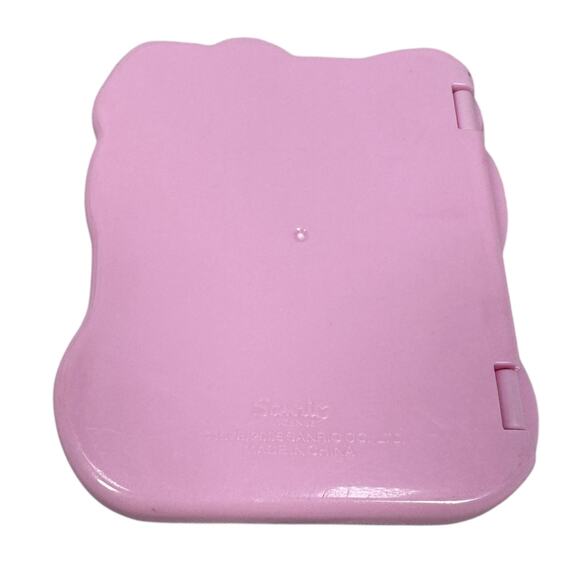 Vintage Sanrio Hello Kitty Compact Mirror w/ Comb Teddy Bare Pink 2006 Y2K Rare - Picture 2 of 6